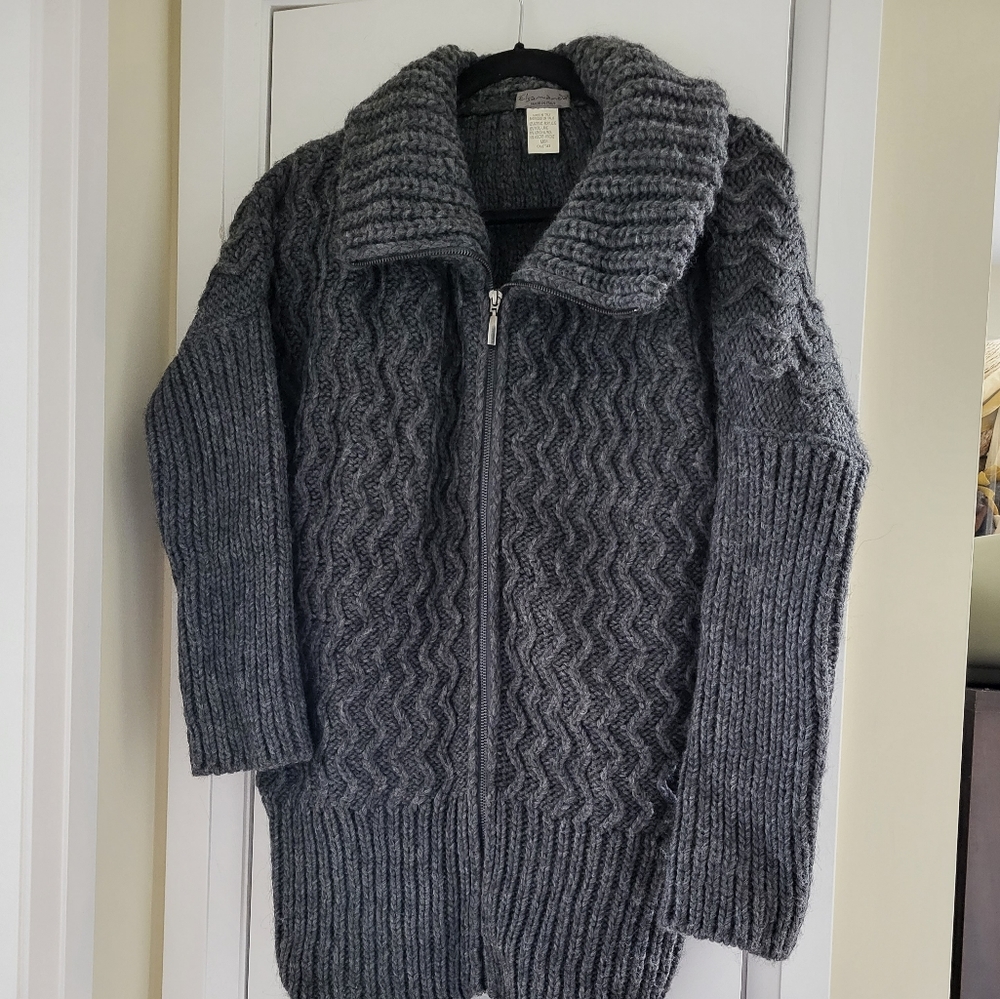 Elsamanda Knit Sweater Jacket Size M